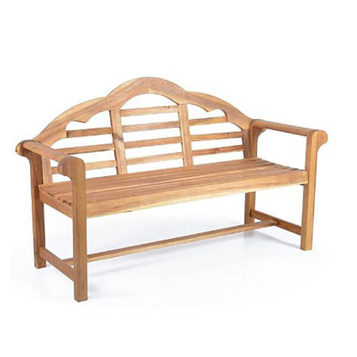 Country Hardwood Garden Bench
