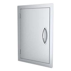 DIY Outdoor Kitchen Flush Mounted Vertical Single Door