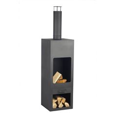 Kentucky Garden Fireplace in Black