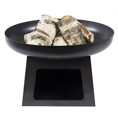 Idaho 60cm Fire Pit with Log Store