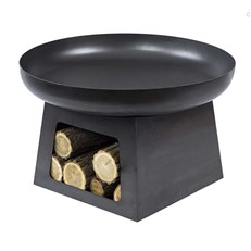 Idaho 60cm Fire Pit with Log Store