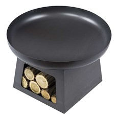 Idaho 60cm Fire Pit with Log Store