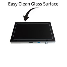 Electric Plate Warmer Tray & Food Heater, Keep Meals Warm, Ideal for Dinner Parties, Buffets, Restaurants & Takeaways - Adjustable Temperature Control, Glass Top Extra Large 56cm x 38cm