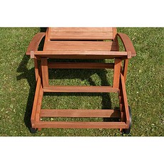 Wooden Garden Sun Lounger