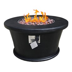 Foremost Black Dome Gas Fire Pit