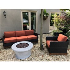 Foremost Outdoor Dome Gas Fire Pit Table