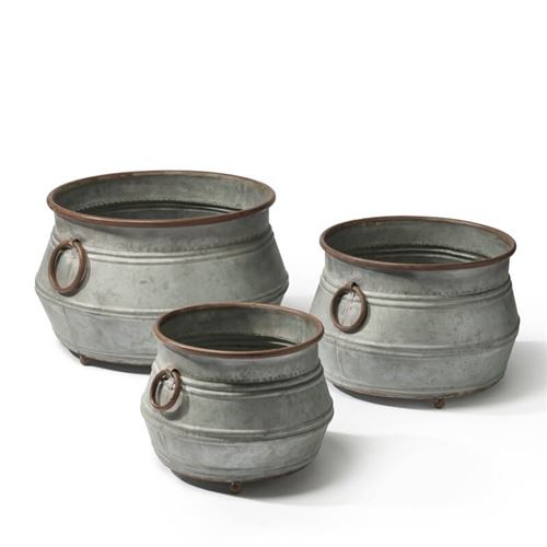 Fitzwilliam Round Garden Planters Set of 3