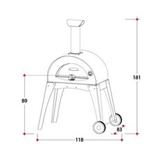 Outdoor Pizza Oven Forno Ciao
