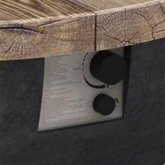 Foremost Outdoor Gas Bowl Fire Pit Table