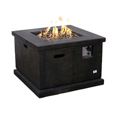 Foremost Outdoor Square Gas Fire Pit Table