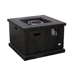 Foremost Outdoor Square Gas Fire Pit Table