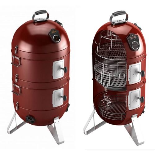 Razzo Bullet Modular Vertical Smoker and BBQ