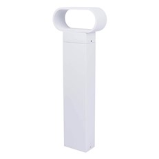 LED Outdoor Modern Garden Post Light in White