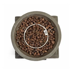 Slate Effect Gas Fire Pit