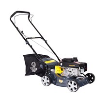 Callow Premium Petrol Lawn Mower - 41cm Cutting Width - Powerful 4 Stroke 123cc Loncin OHV Engine with adjustable cutting heights