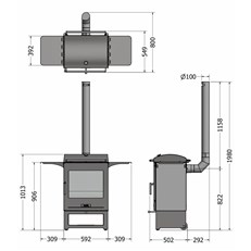 Hestia Heat & Grill Outdoor Heater & BBQ