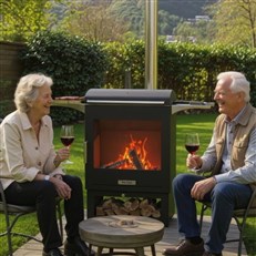 Hestia Heat & Grill Outdoor Heater & BBQ