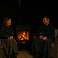 Hestia Heat Outdoor Wood Burning Patio Heater