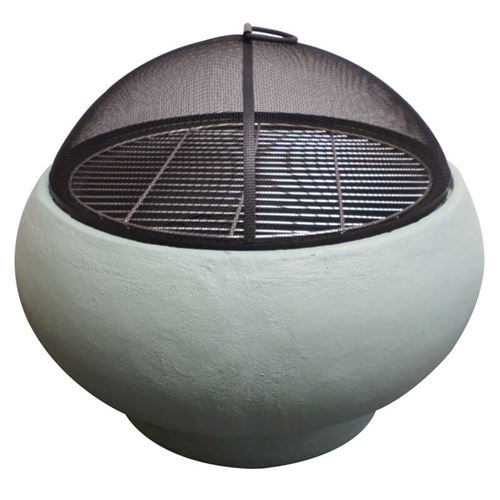 Fire Pit and BBQ in Stylish Duck Egg Blue