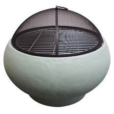 Fire Pit and BBQ in Stylish Duck Egg Blue