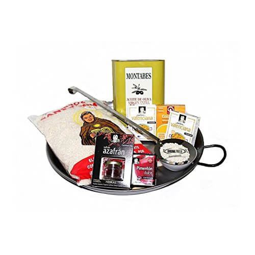 Paella Pan Gift set 46cm Complete Paella Set