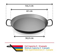 Paella Cooking Set with Gas Burner and Spoon