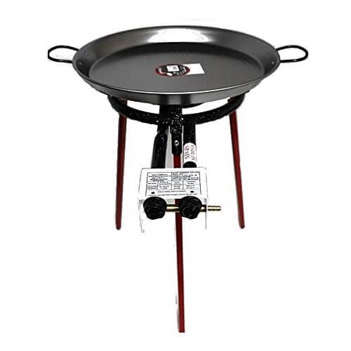 46cm Paella Set with Gas Burner and Skimming Spoon