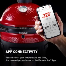 Kamado Joe® Konnected Joe™ Digital Charcoal Grill and Smoker with Auto-Ignition and Temperature Control