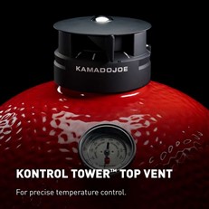 Kamado Joe® Konnected Joe™ Digital Charcoal Grill and Smoker with Auto-Ignition and Temperature Control