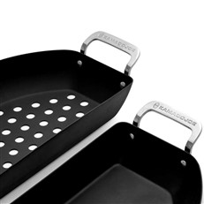 Kamado Joe Karbon Steel Half Moon Pan Set