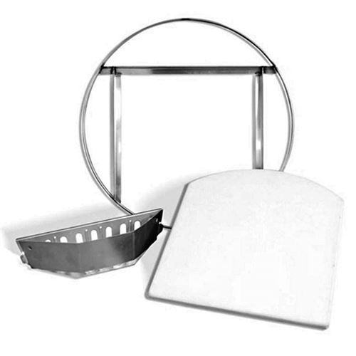Kettle Pizza Prograte and Tombstone Combination Kit for 22.5-Inch Kettle BBQ
