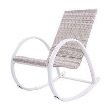 Timor Rattan Garden Rocking Chair and Coffee Table