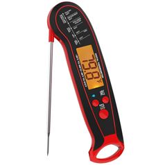 Callow Insta-Read Meat Thermometer With Backlit LCD Screen Instant Read Probe For Cooking and BBQ