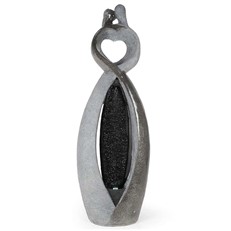 Abstract Heart Couple Outdoor Water Fountain