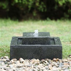 Contemporary Square Outdoor Water Fountain