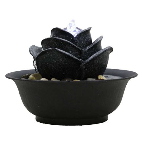 Flower Indoor Tabletop Water Feature