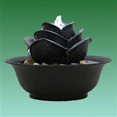 Flower Indoor Tabletop Water Feature