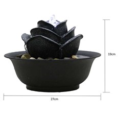 Flower Indoor Tabletop Water Feature