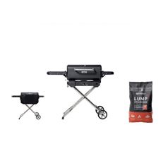 Masterbuilt Portable Charcoal Grill & Cart with Starter Pack