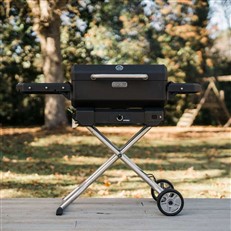 Masterbuilt Portable Charcoal Grill & Cart with Starter Pack