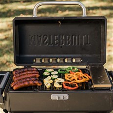 Masterbuilt Portable Charcoal Grill & Cart with Starter Pack