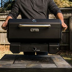 Masterbuilt Portable Charcoal Grill & Cart with Starter Pack