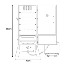 Masterbuilt 30” Dual Fuel Smoker MDS230S