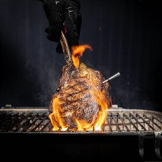 Flame Grilling with Meater