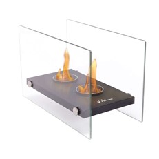 Pur Line Oniros Duo Tabletop Bio-ethanol Portable Fireplace with Twin Burners