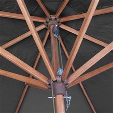 2.7m Willington Wooden Parasol