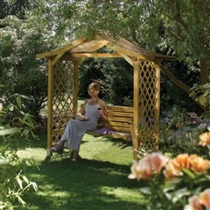 Dartmouth Garden Arbour with Swing Seat