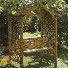 Dartmouth Garden Arbour with Swing Seat