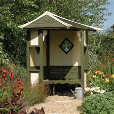 Haven 4 Seat Corner Arbour