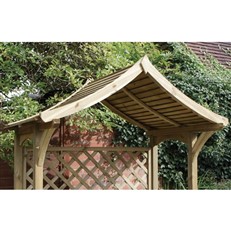 Garden BBQ Shelter and Arbour Seat